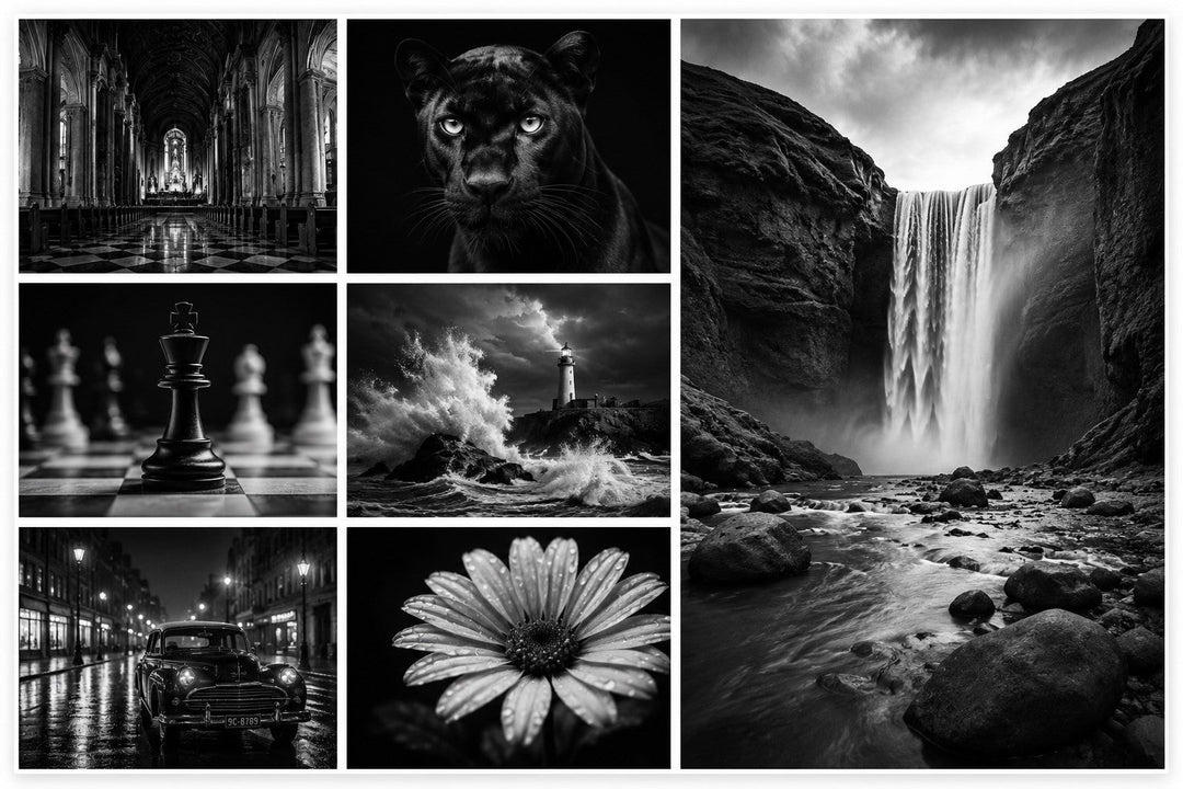 Black And White
