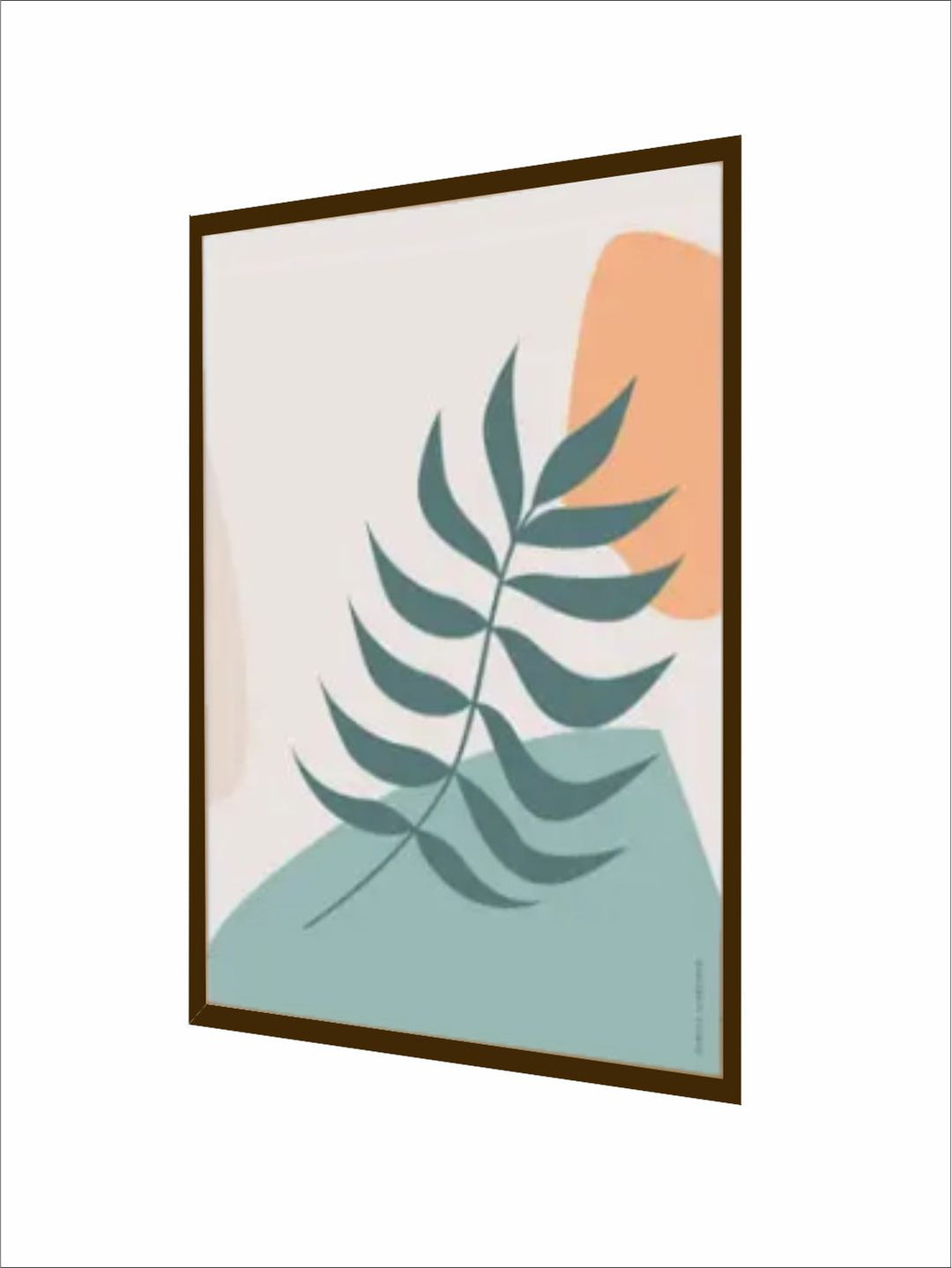 "    Multi-Coloured Abstract Painting Framed Wall Art''