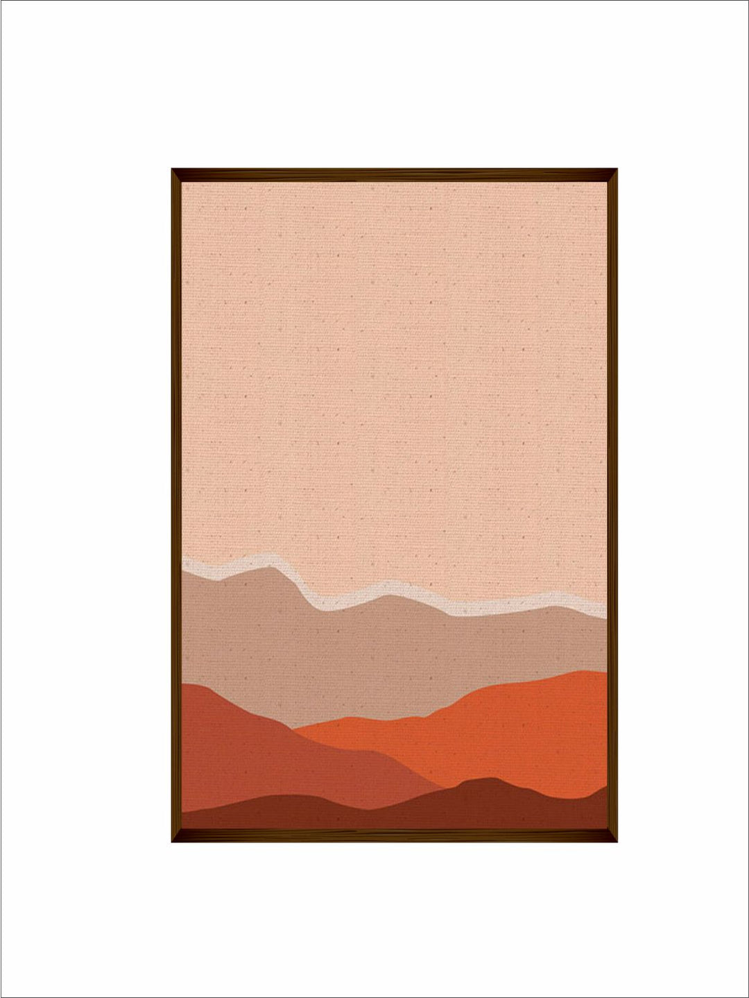 "     Red Abstract Painting Framed Wall Art''