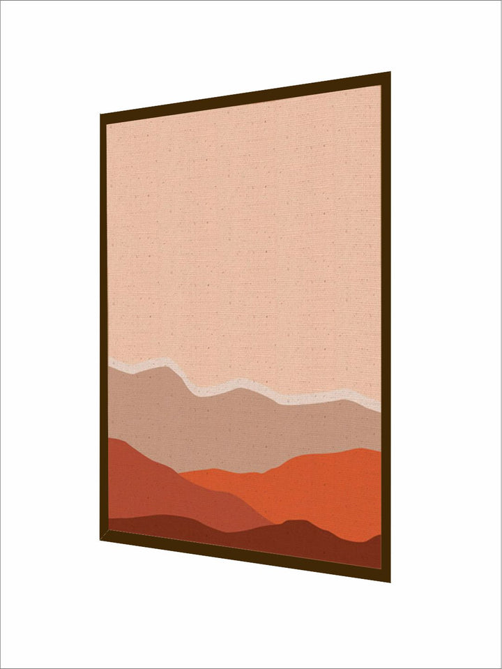 "     Red Abstract Painting Framed Wall Art''