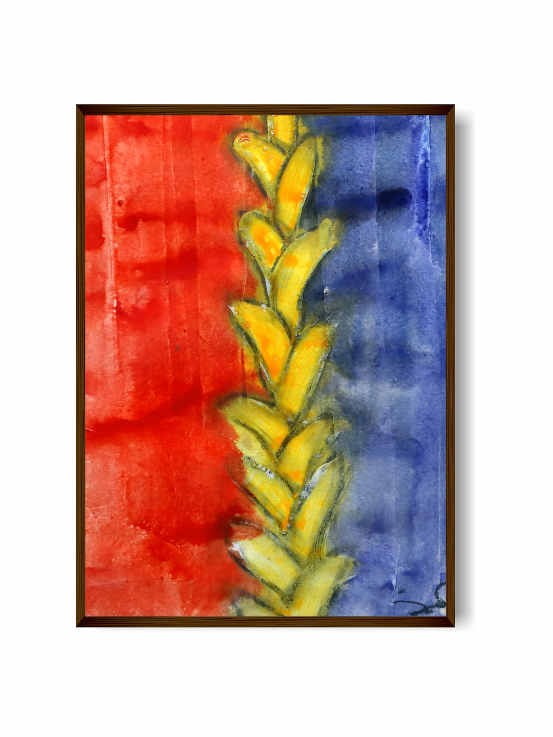 "Multi Color Abstract Painting Framed Wall Art''