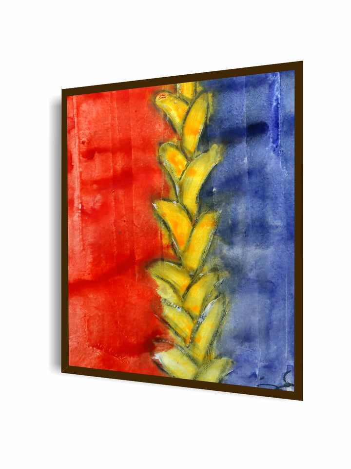 "Multi Color Abstract Painting Framed Wall Art''