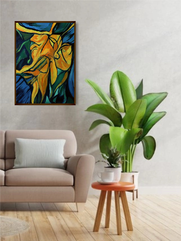 "Abstract Painting Wall Art''