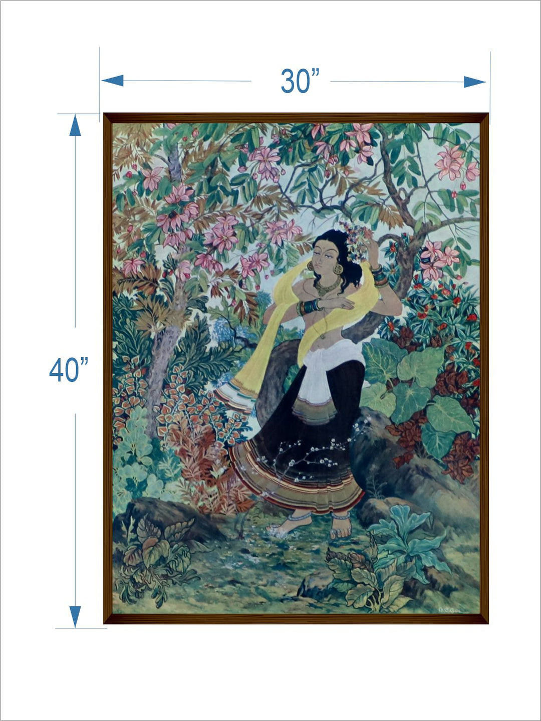 Solitude’s Dance with Flora