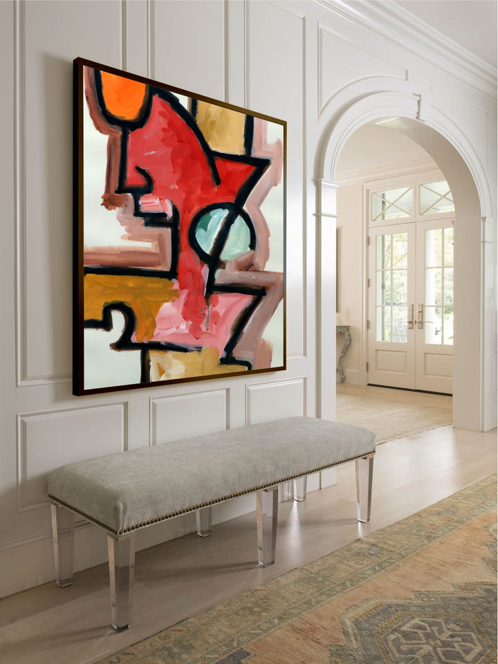 "Multi Color Abstract Painting Wall Art''