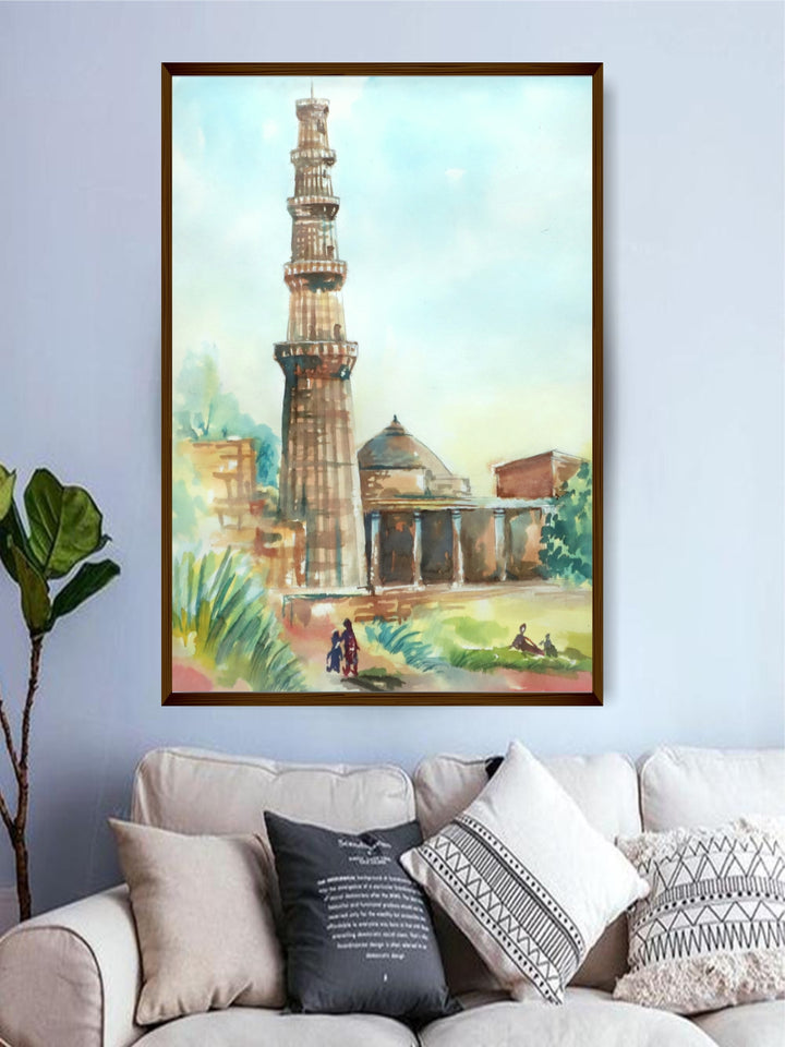 Whispers of a Bygone Era - Mosque Canvas Painting