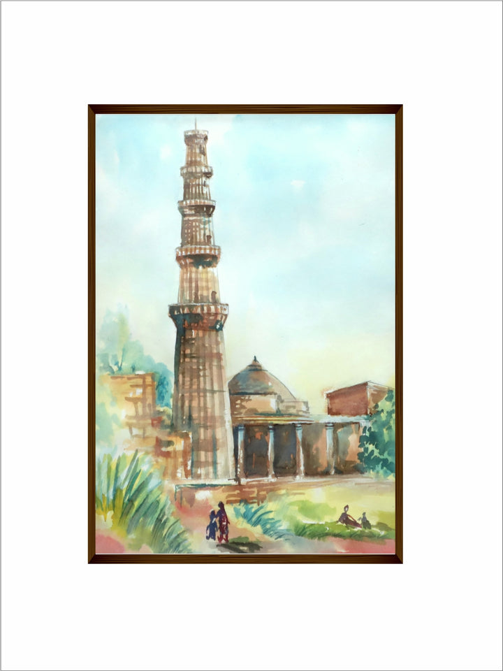 Whispers of a Bygone Era - Mosque Canvas Painting