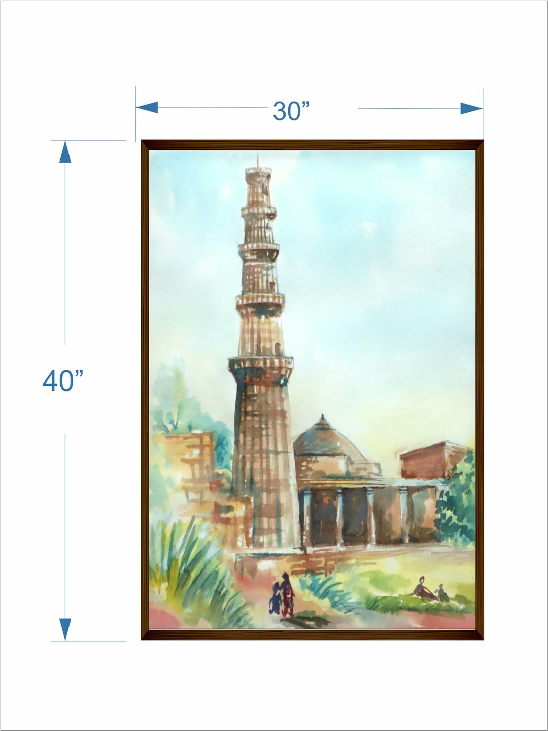 Whispers of a Bygone Era - Mosque Canvas Painting