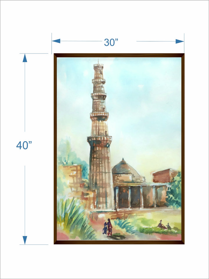 Whispers of a Bygone Era - Mosque Canvas Painting