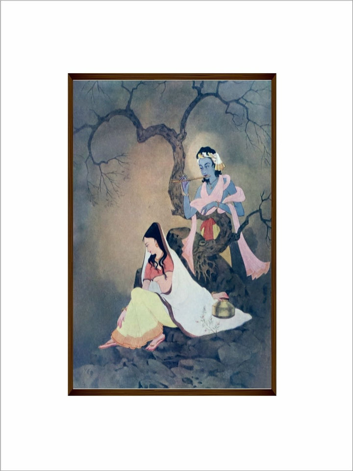 Whispering Shadows Serenade - Traditional Indian Paintings