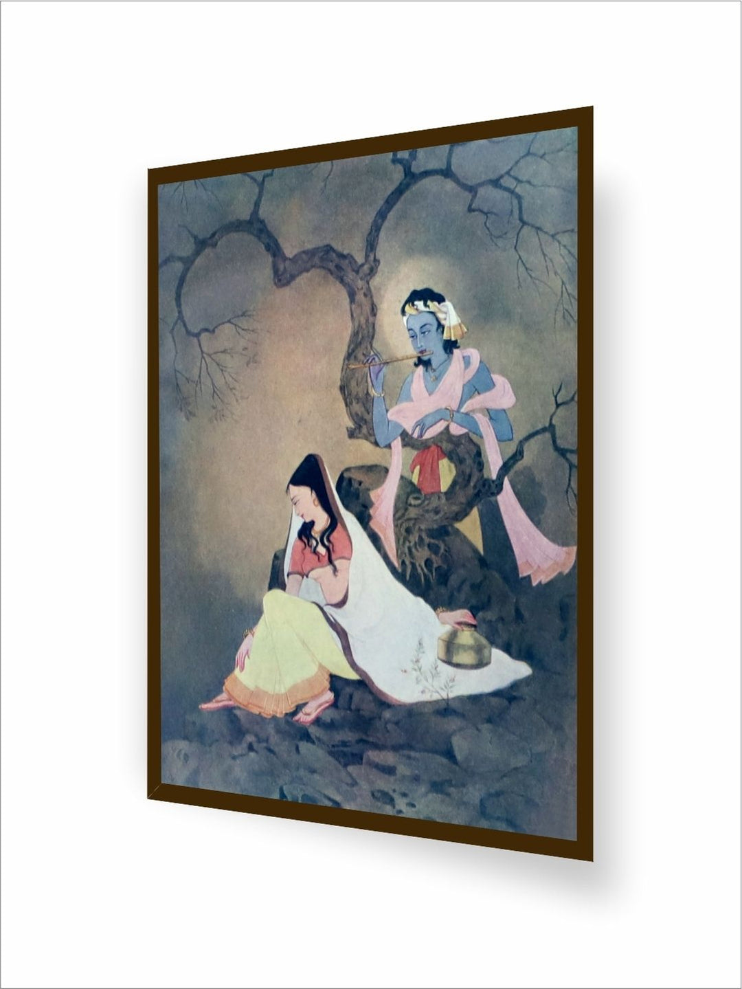 Whispering Shadows Serenade - Traditional Indian Paintings