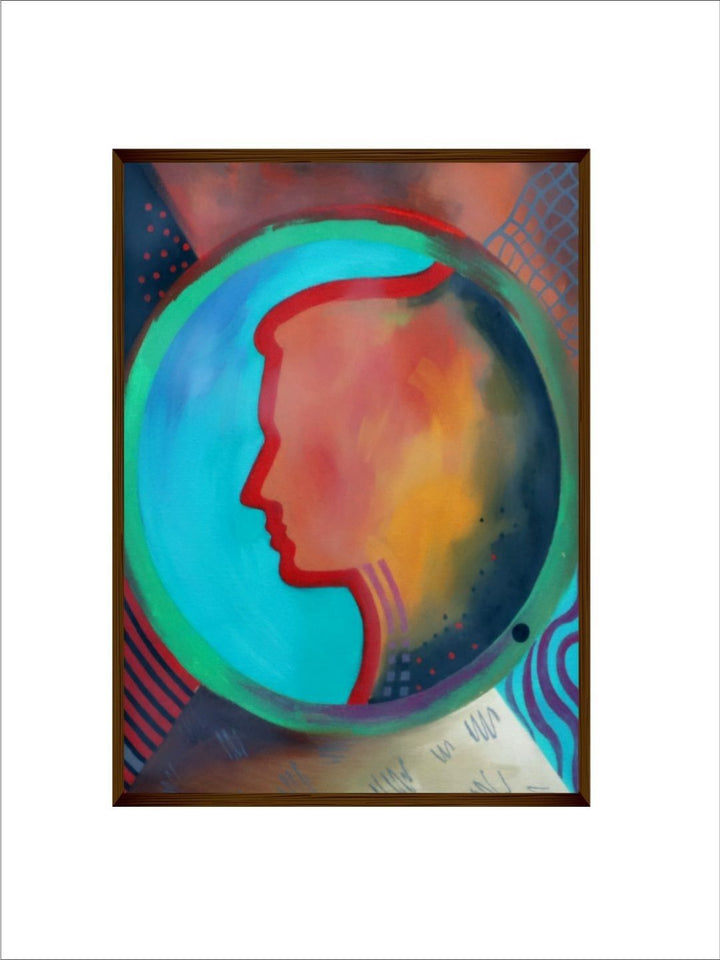 Ethereal Mind?s Colorful Journey - Framed Modern Art Prints