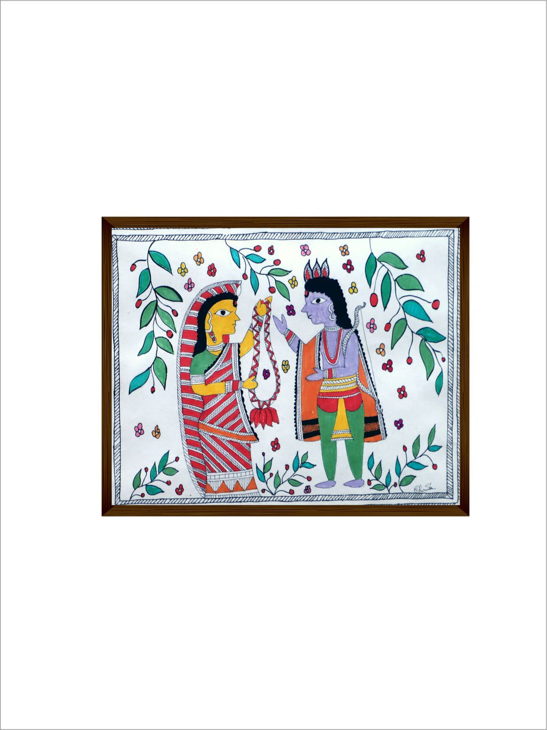 "Multicolor Abstract Painting Wall Art''