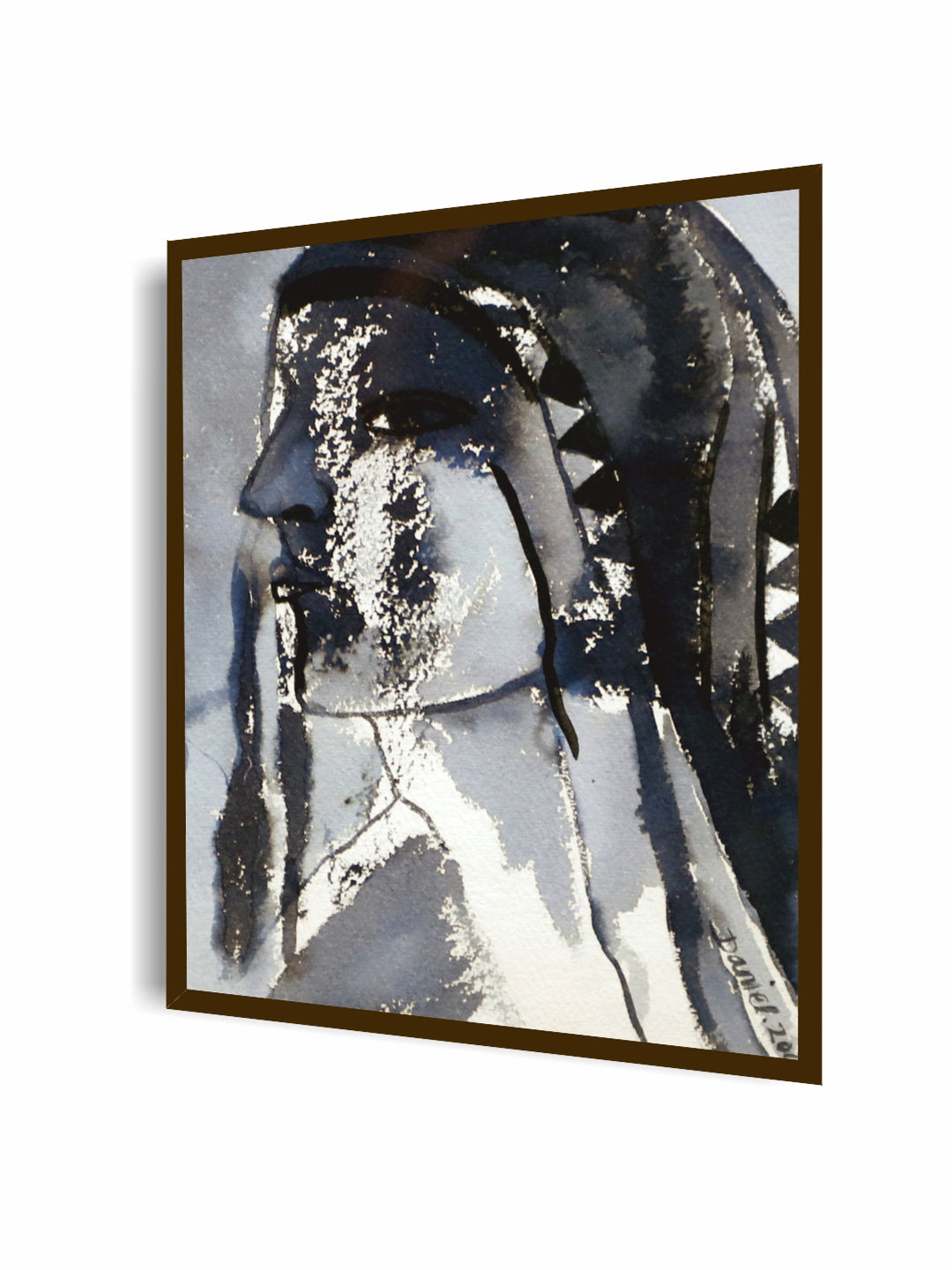 "Grey Abstract Painting Wall Art''