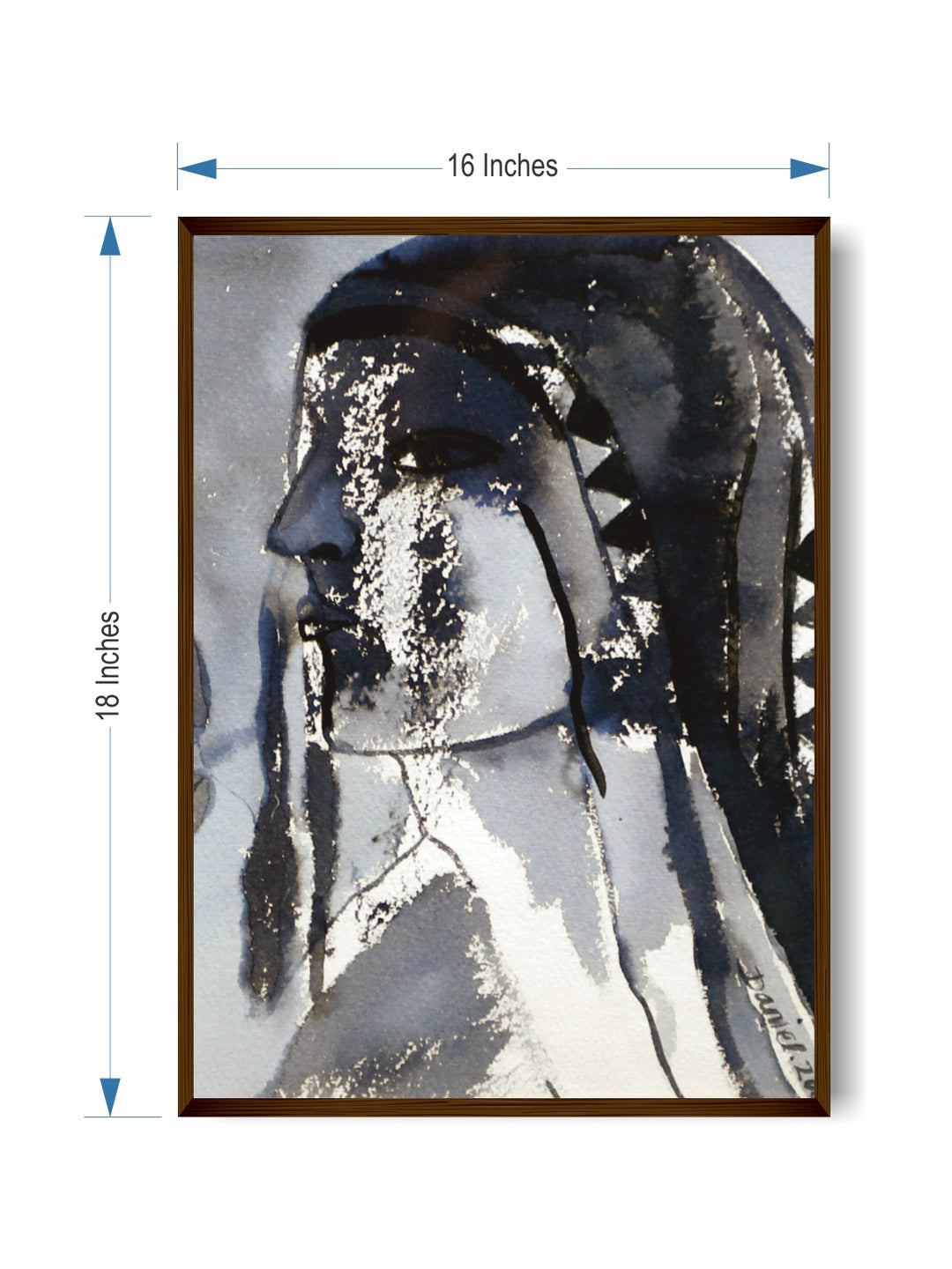 "Grey Abstract Painting Wall Art''