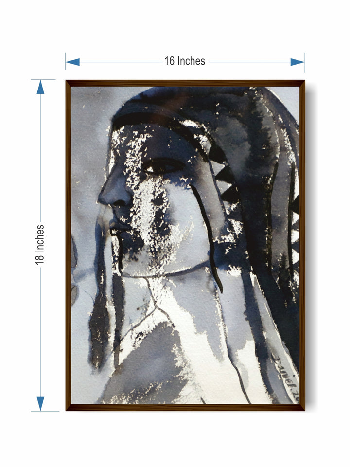 "Grey Abstract Painting Wall Art''