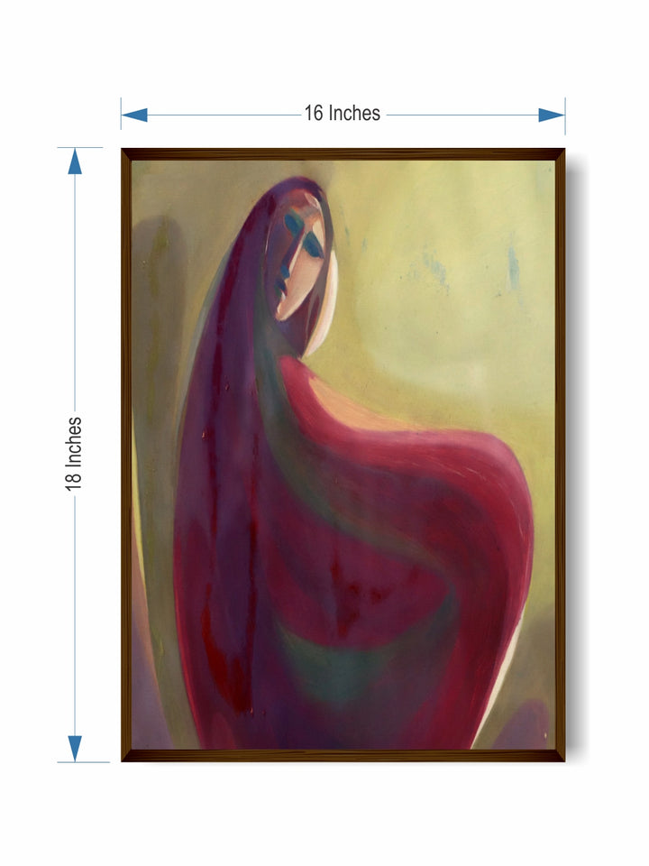 "Brown Abstract Painting''