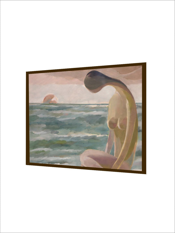 Solitude Amidst Ocean Waves