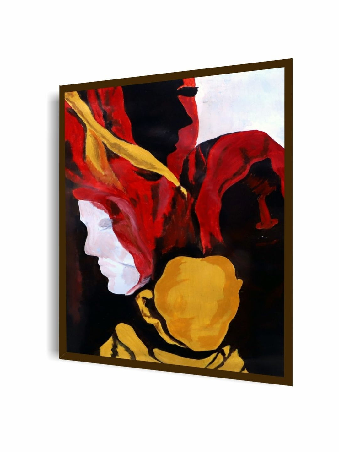 Harmony in Contrasted Existence - Abstract Canvas Artwork