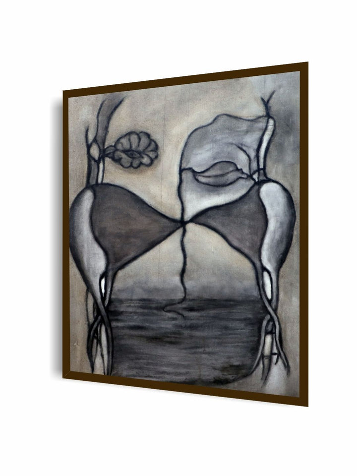 Harmony of Elemental Dance - Contemporary Canvas Art