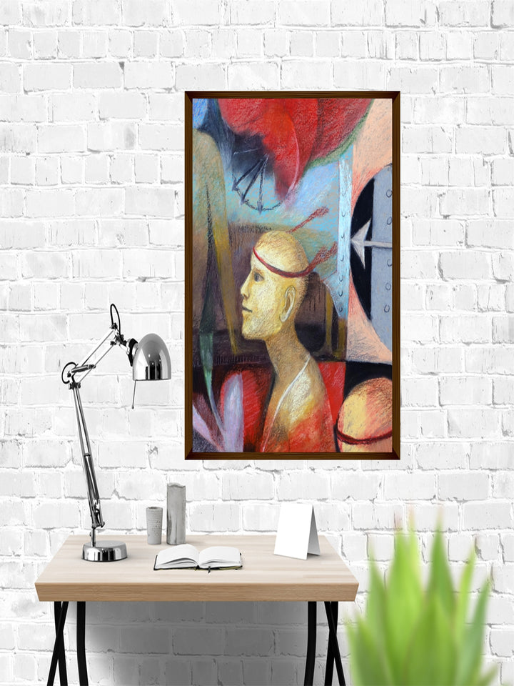 "MultiColored Abstract Hand-Painted Wall Art''