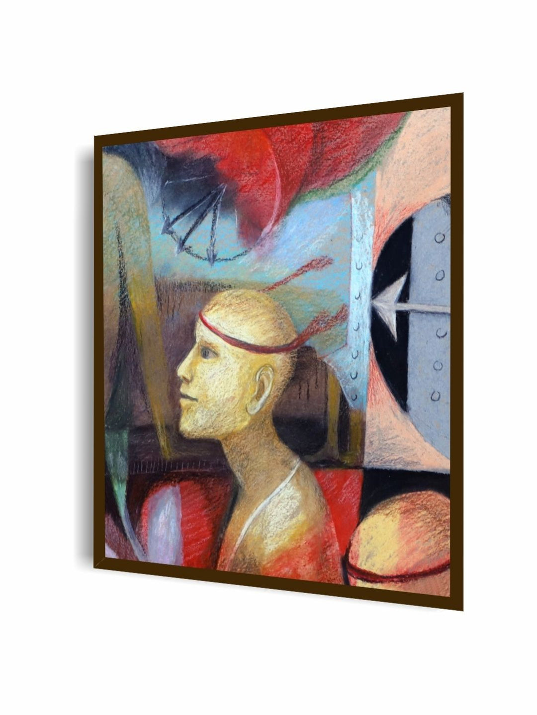 "Kaleidoscope of Dreamy Thoughts - Natural Village Canvas Painting "
