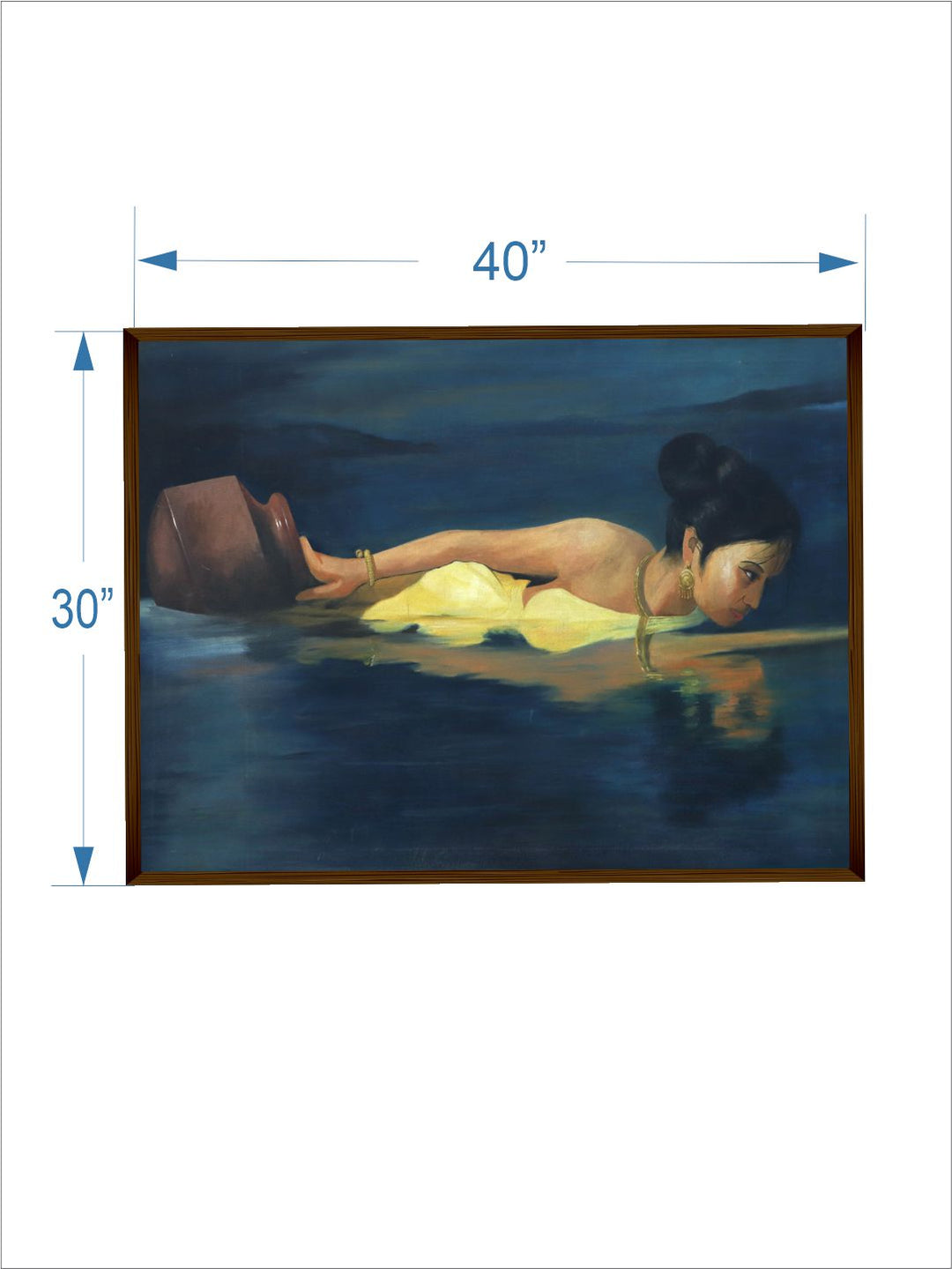 Mystery Bather in Twilight