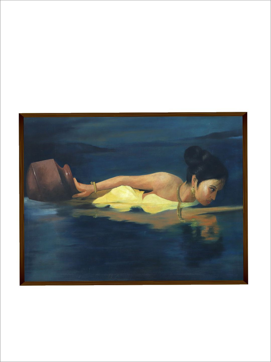 Mystery Bather in Twilight
