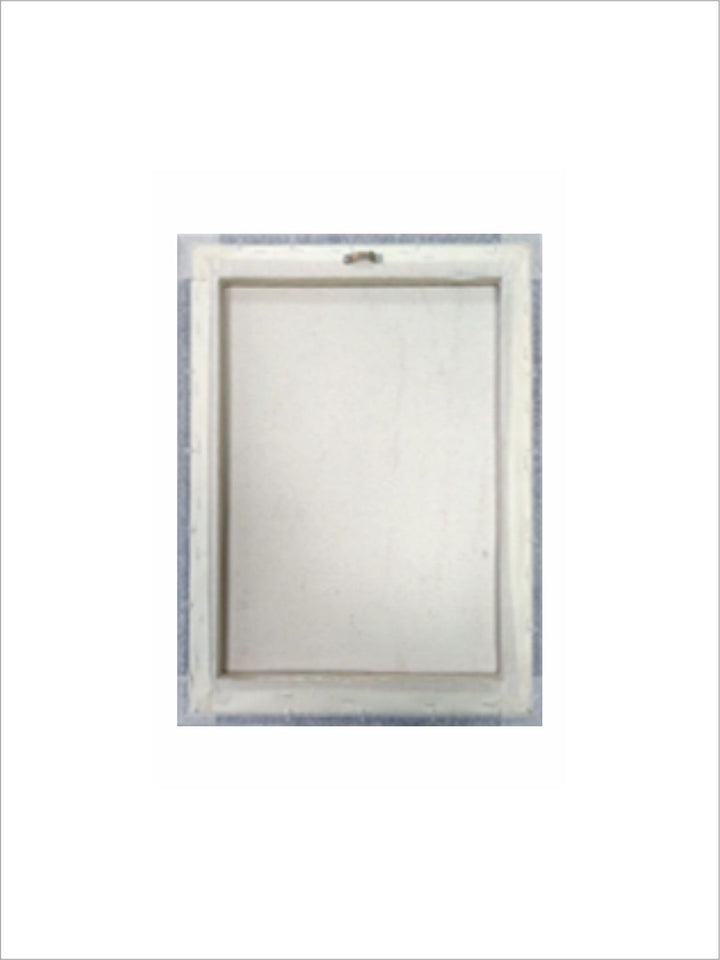 "Blue & White Abstract Painting Framed Wall Art''