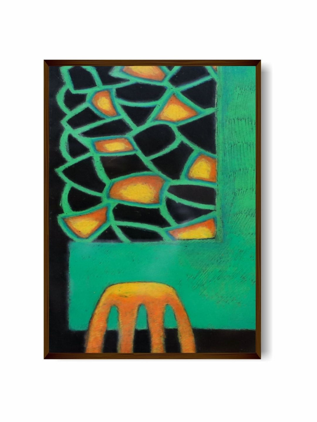 Mystic Webbed Radiance - Modern Abstract Art