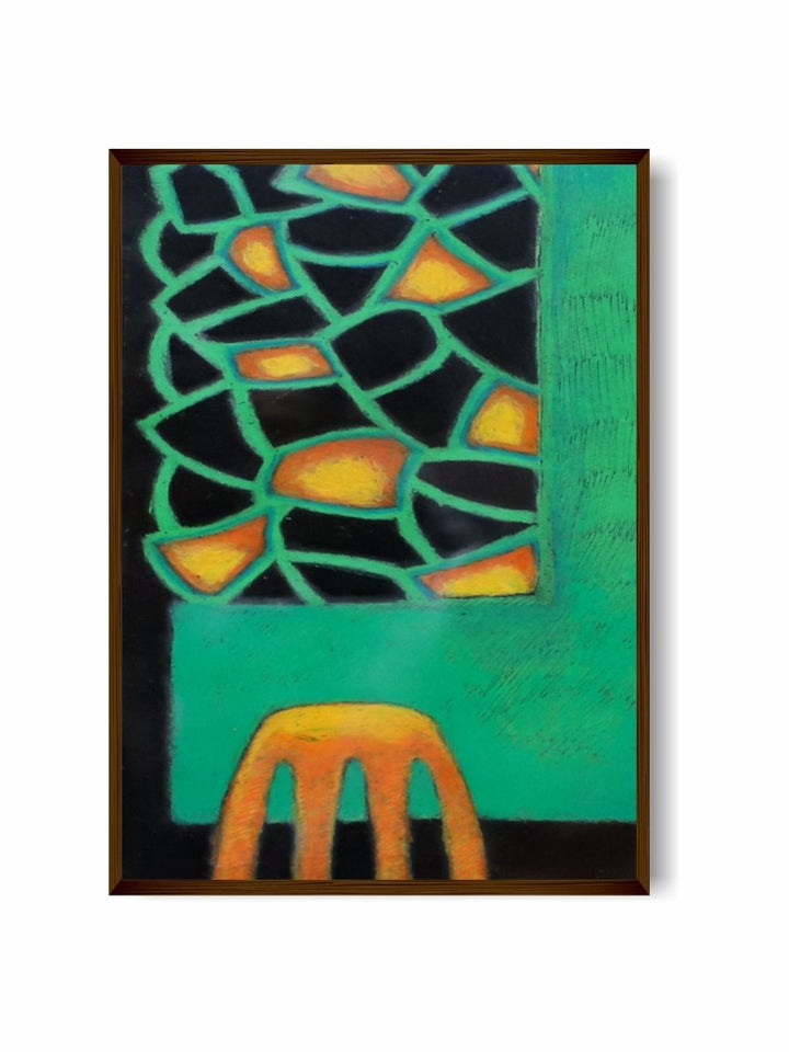 Mystic Webbed Radiance - Modern Abstract Art