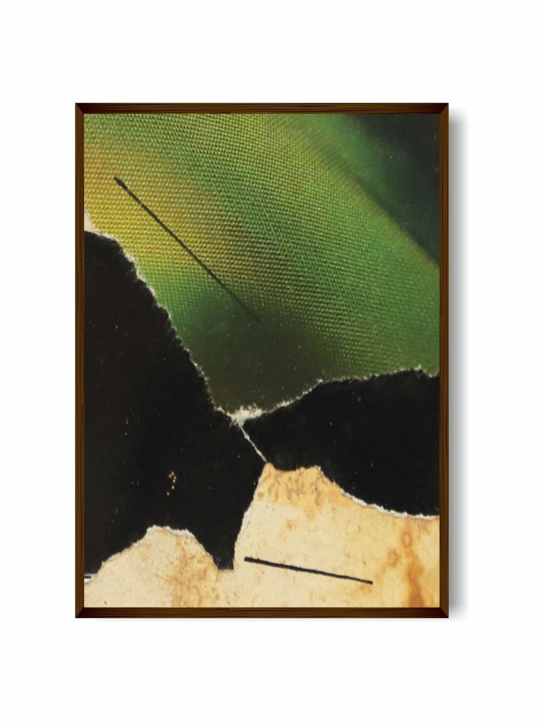 "Canvas of Broken Harmony - Framed Canvas Art "