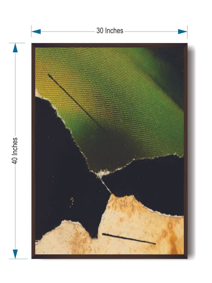 "Canvas of Broken Harmony - Framed Canvas Art "