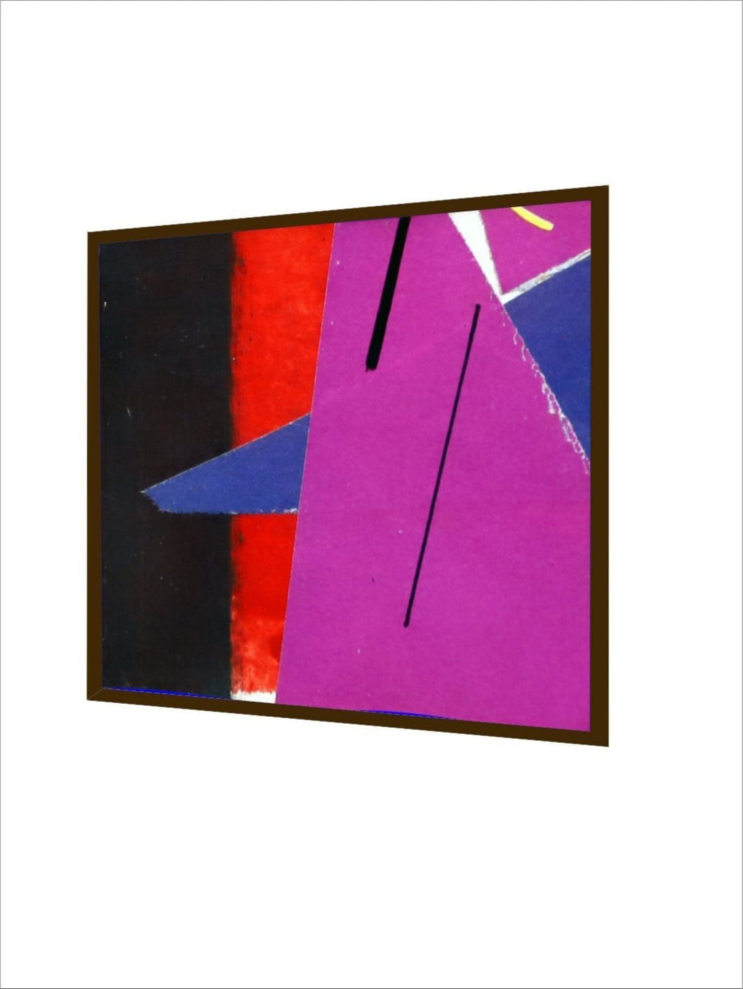 Abstract Colorful Intersection - Modern Canvas Art