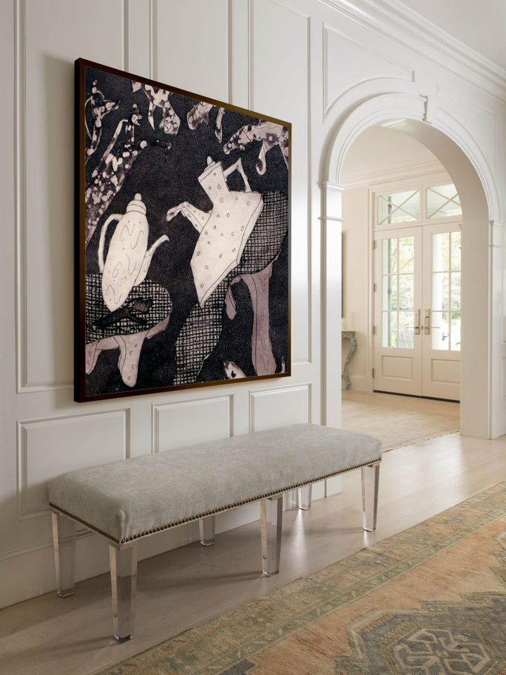 Whispers of Ancient Forests - Modern Abstract Painting