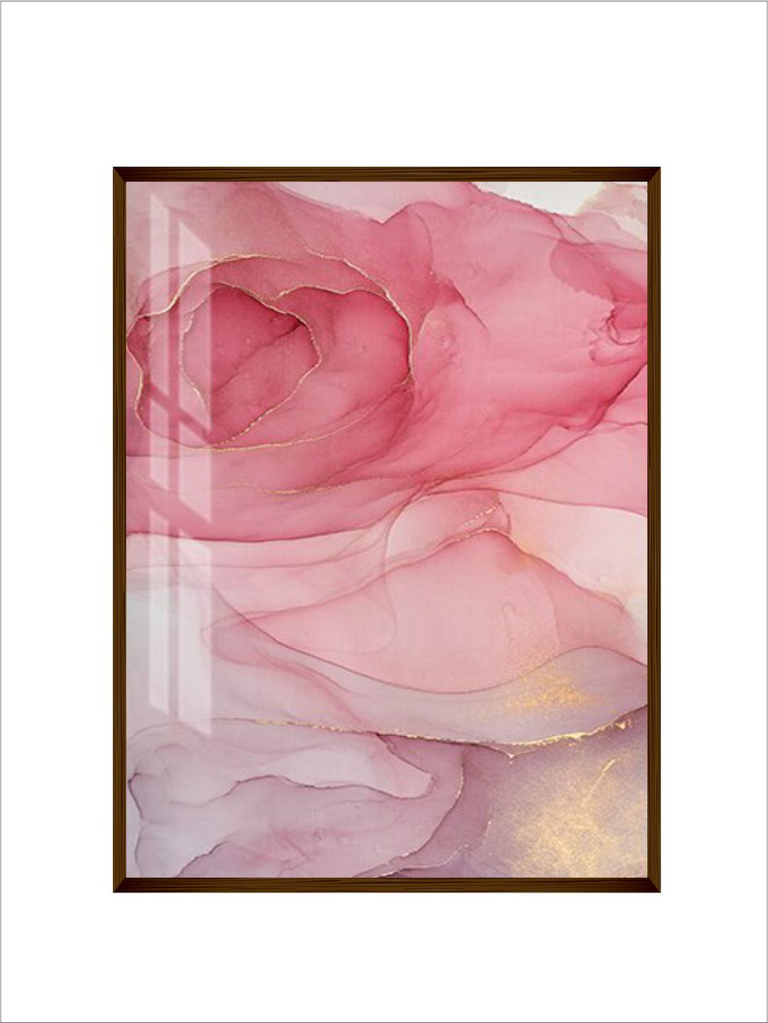 Blushing Golden Veined Blooms
