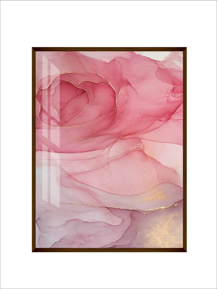 Blushing Golden Veined Blooms