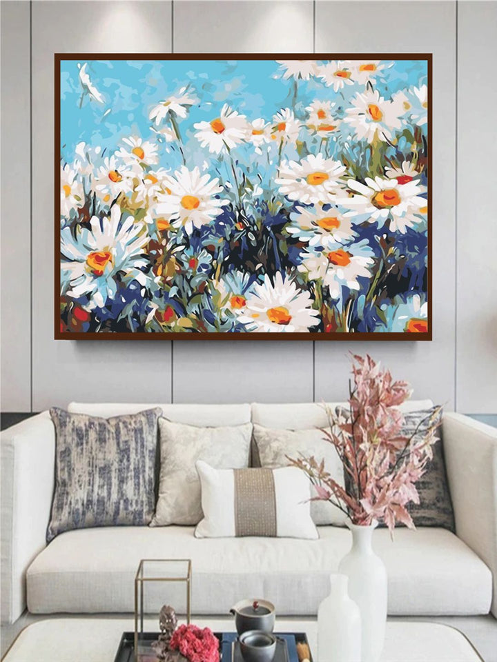 Daisies Dance in Breeze