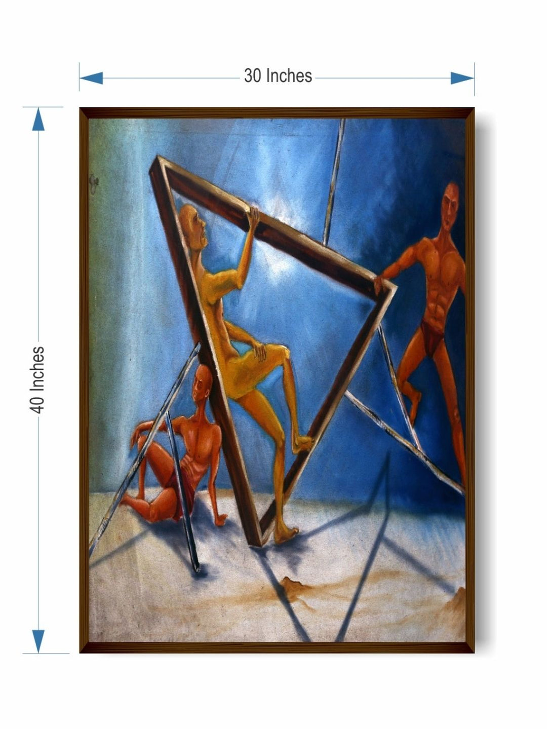 Angles in Motion - Figurine Wall Art
