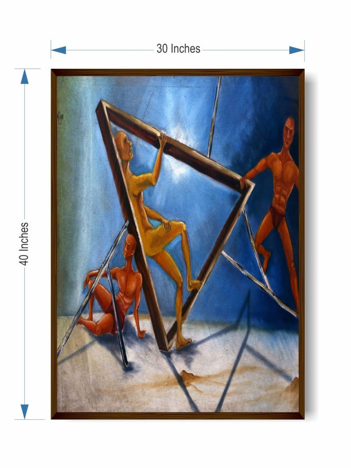 Angles in Motion - Figurine Wall Art