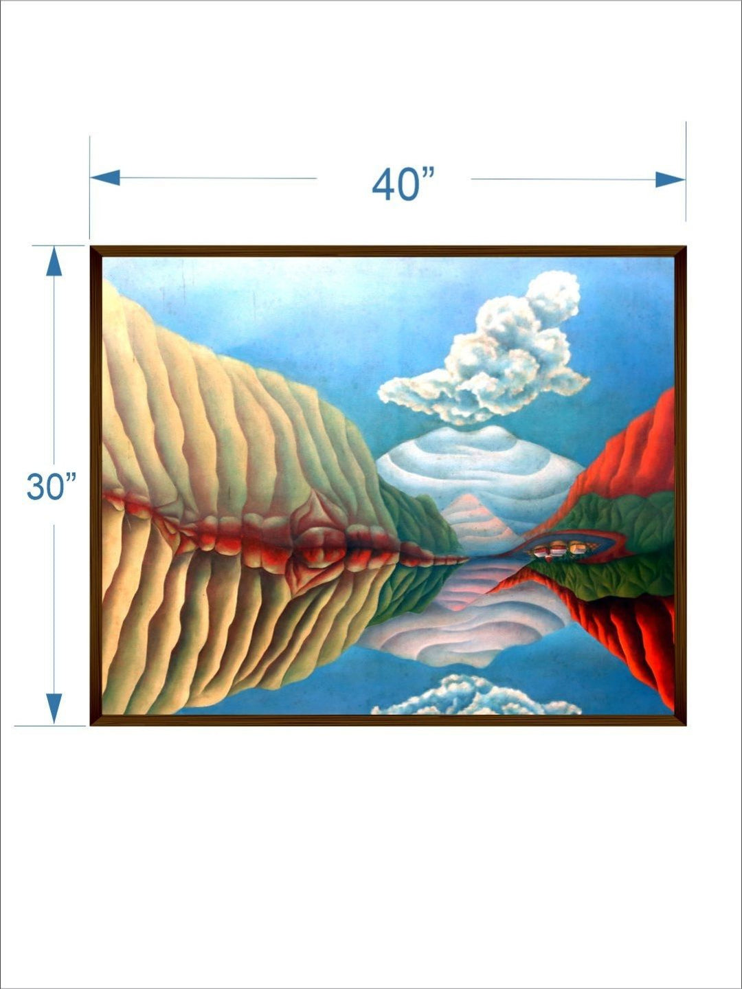 Harmony of Elemental Forces - Contemporary Canvas Art