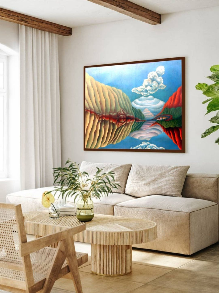 Harmony of Elemental Forces - Contemporary Canvas Art