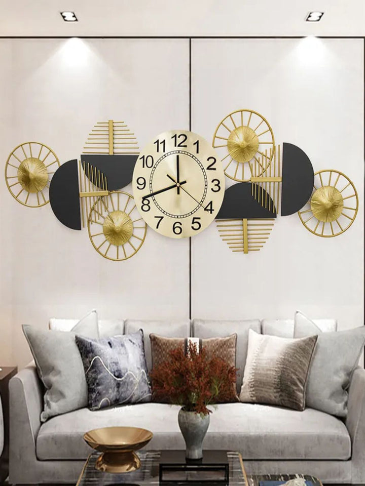 Abstract shaped wall clock