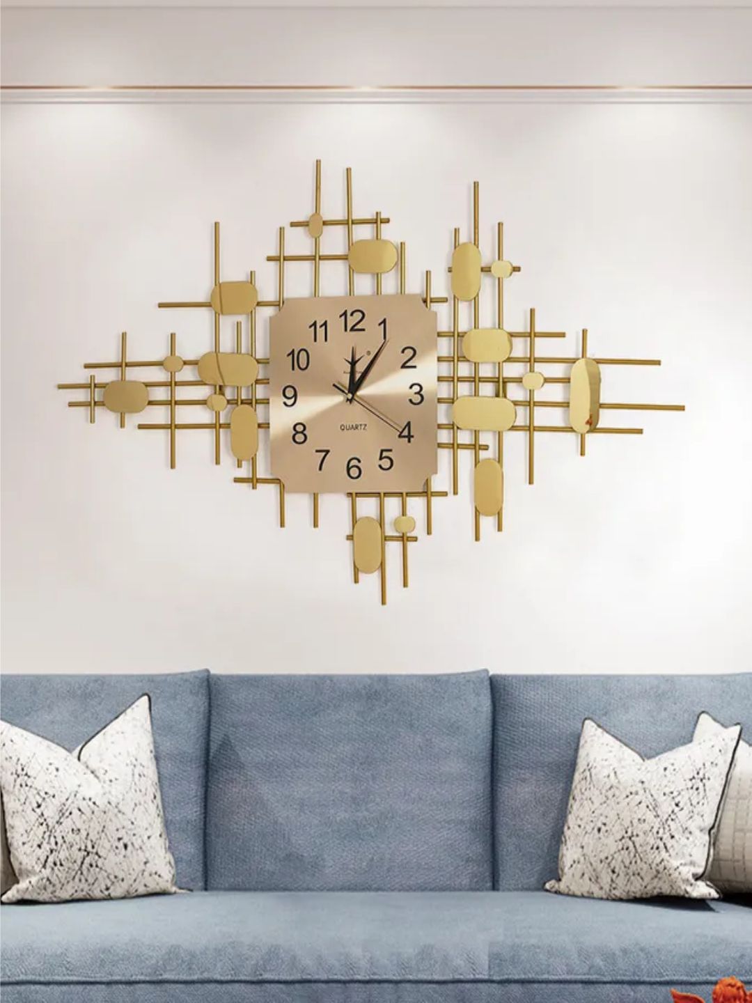 Abstract shaped wall clock