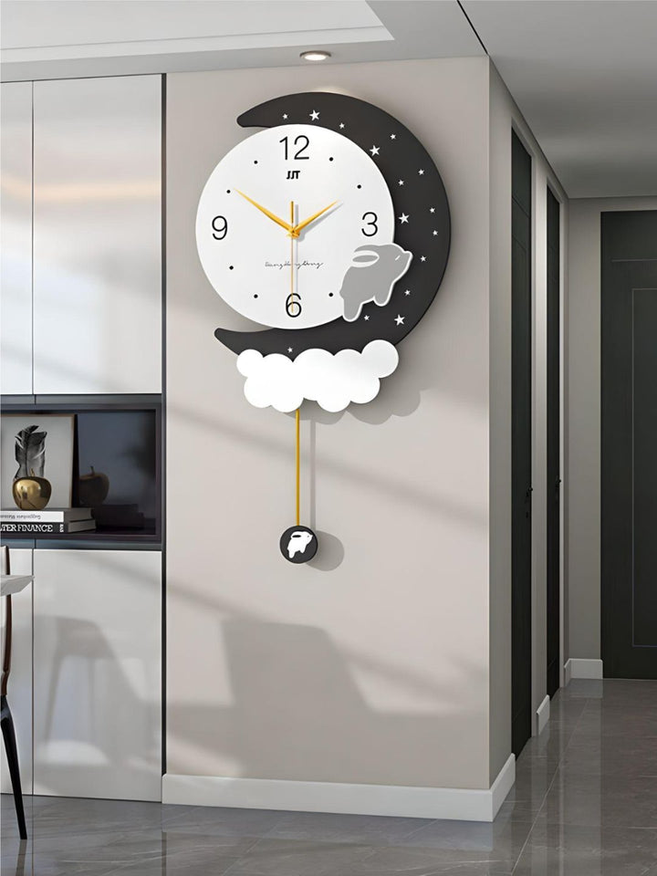 Abstract shaped wall clock