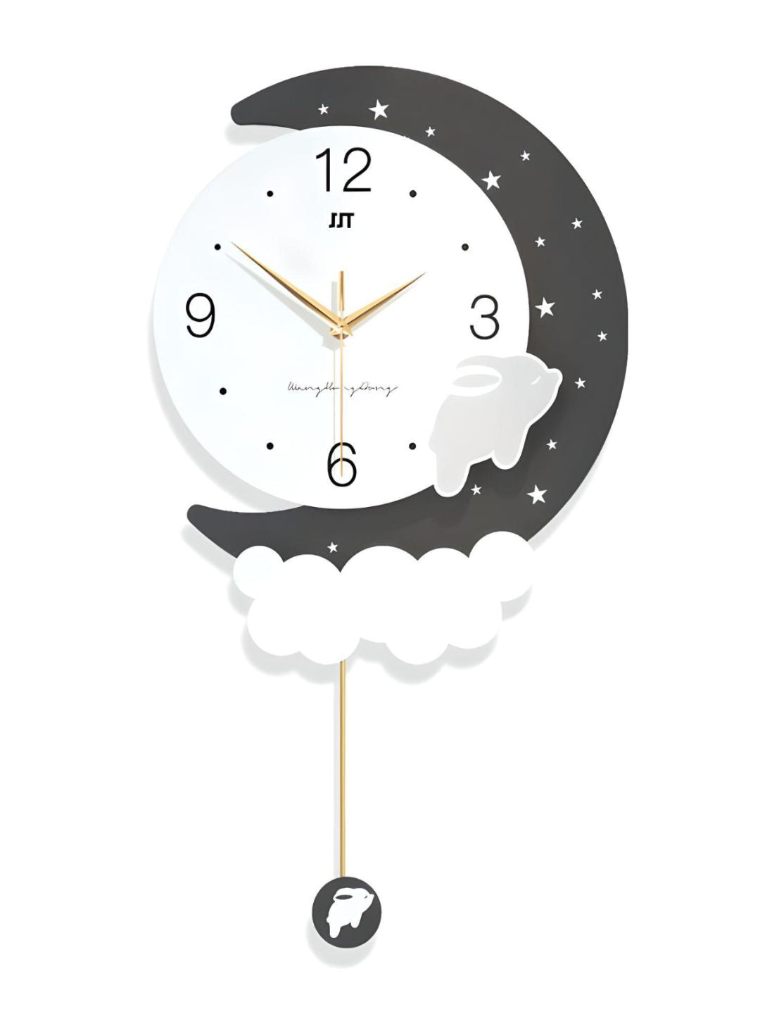 Abstract shaped wall clock