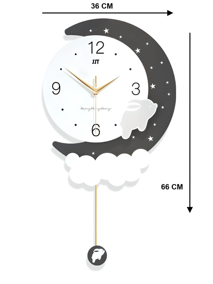Abstract shaped wall clock