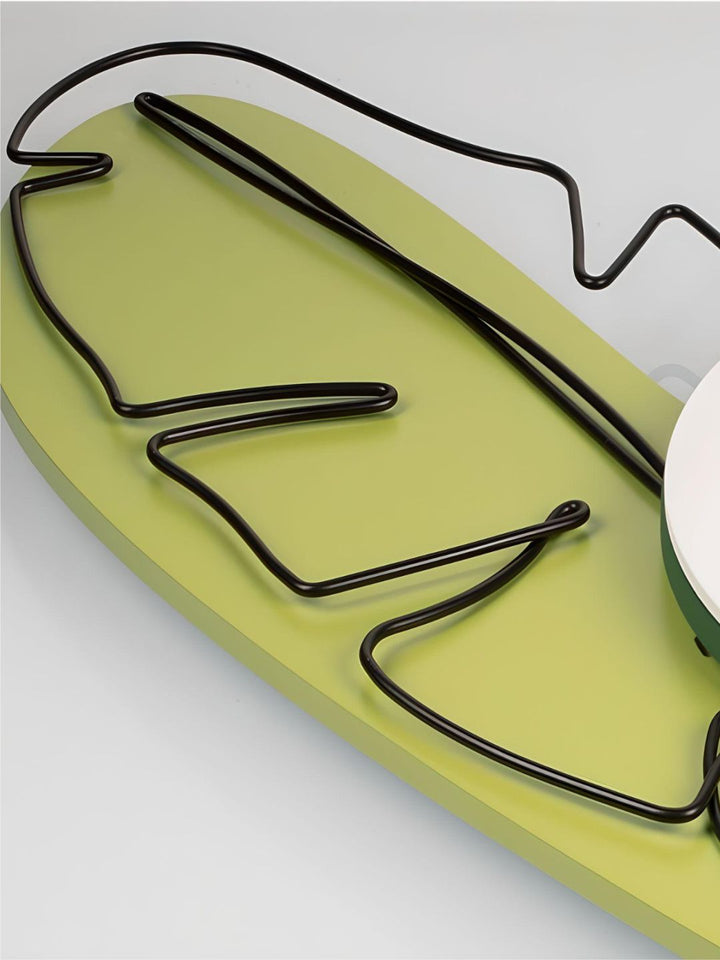 Abstract shaped wall clock