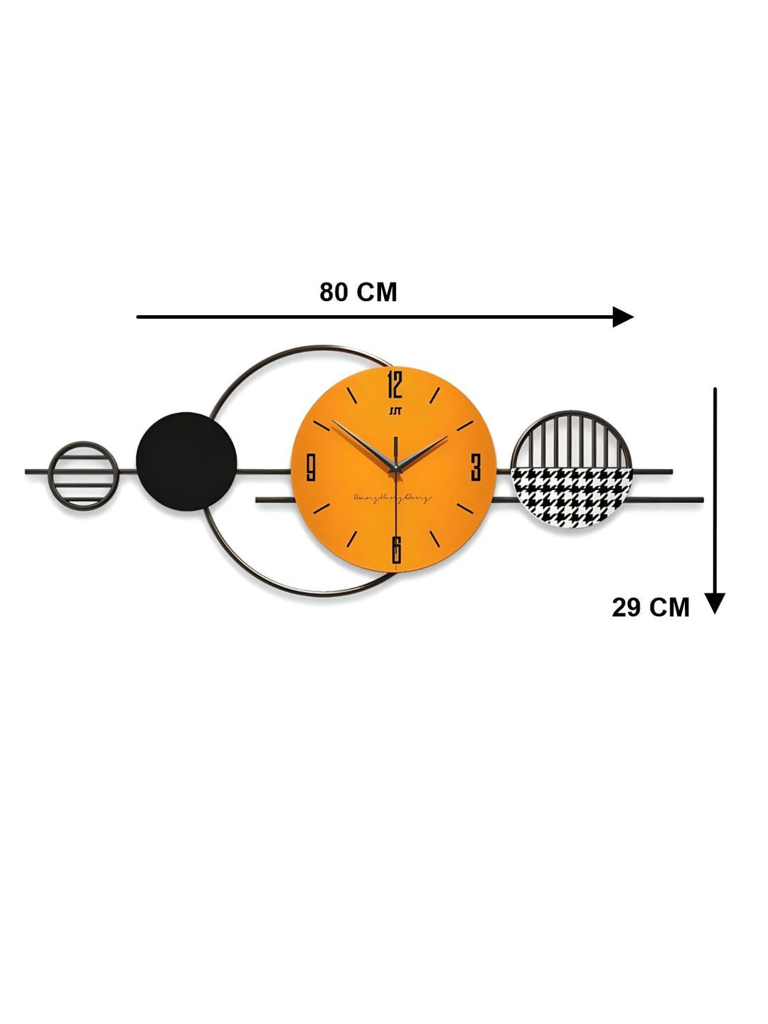 Abstract shaped wall clock