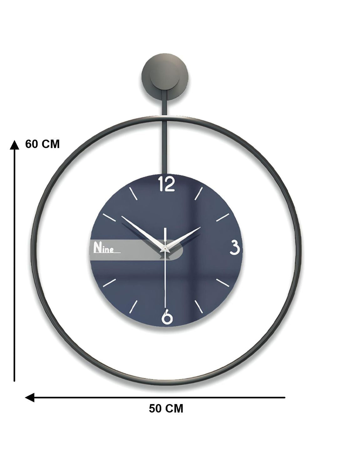 Abstract shaped wall clock